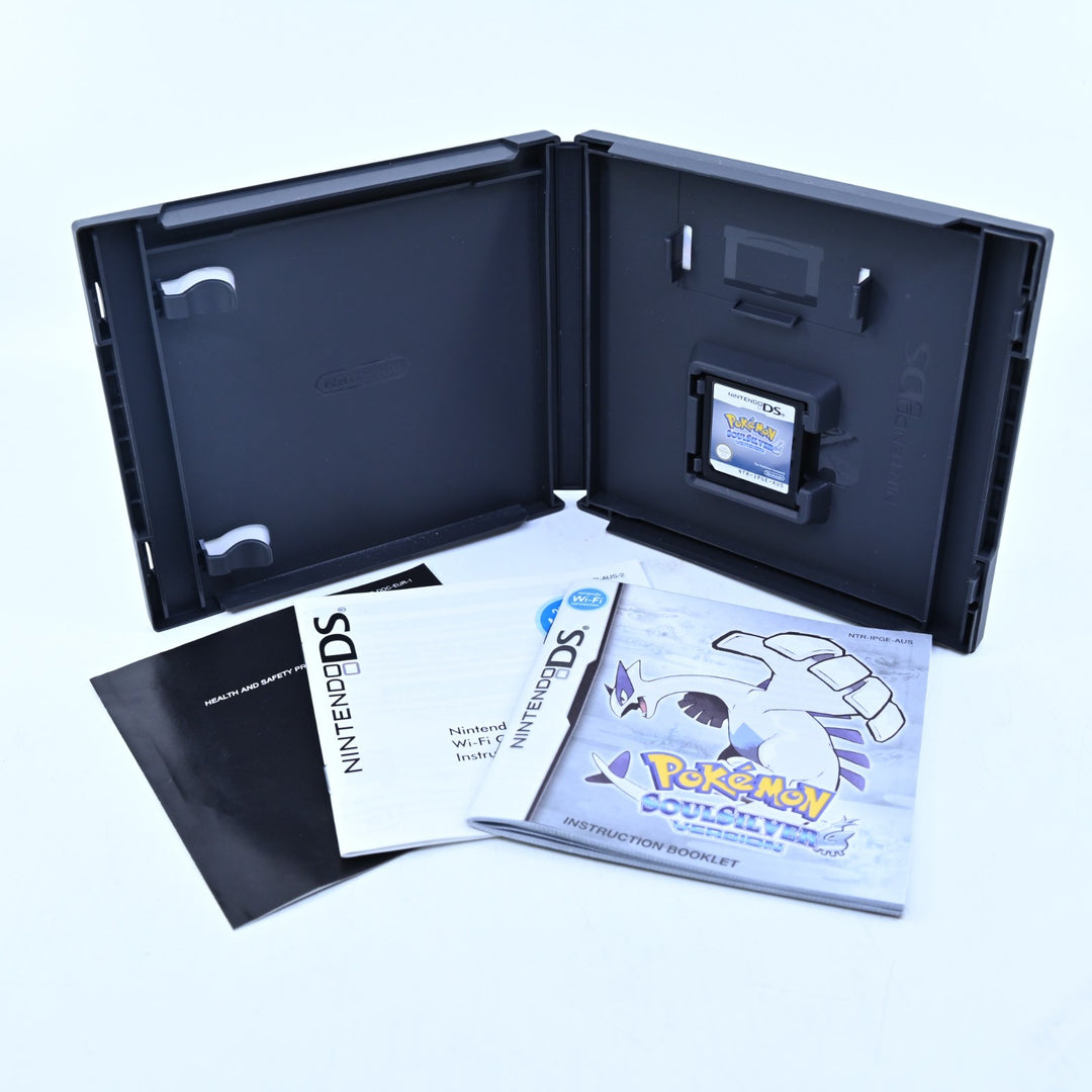 Pokemon SoulSilver - Nintendo DS Game Boxed + PokeWalker + Manual - Soul Silver