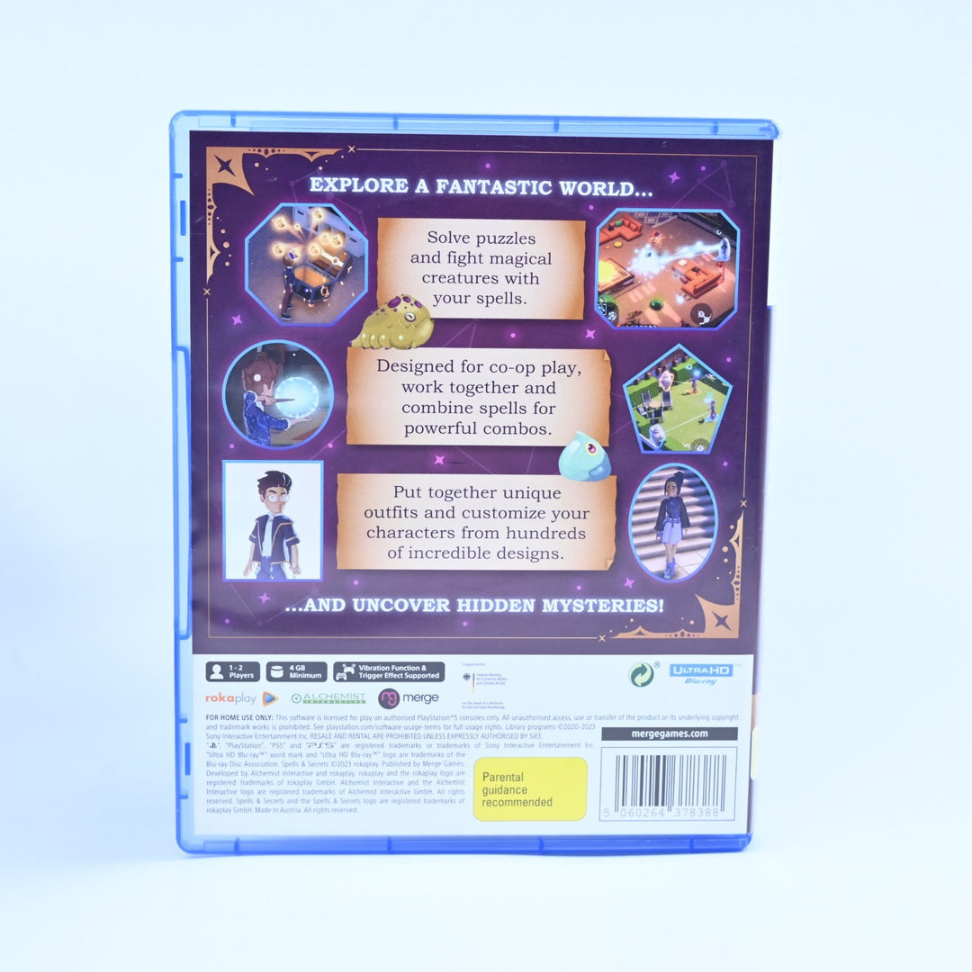 Spells & Secrets - Sony Playstation 5 / PS5 Game - MINT DISC!