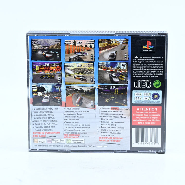 Destruction Derby 2 - Sony Playstation 1 / PS1 Game + Manual - PAL - MINT DISC!
