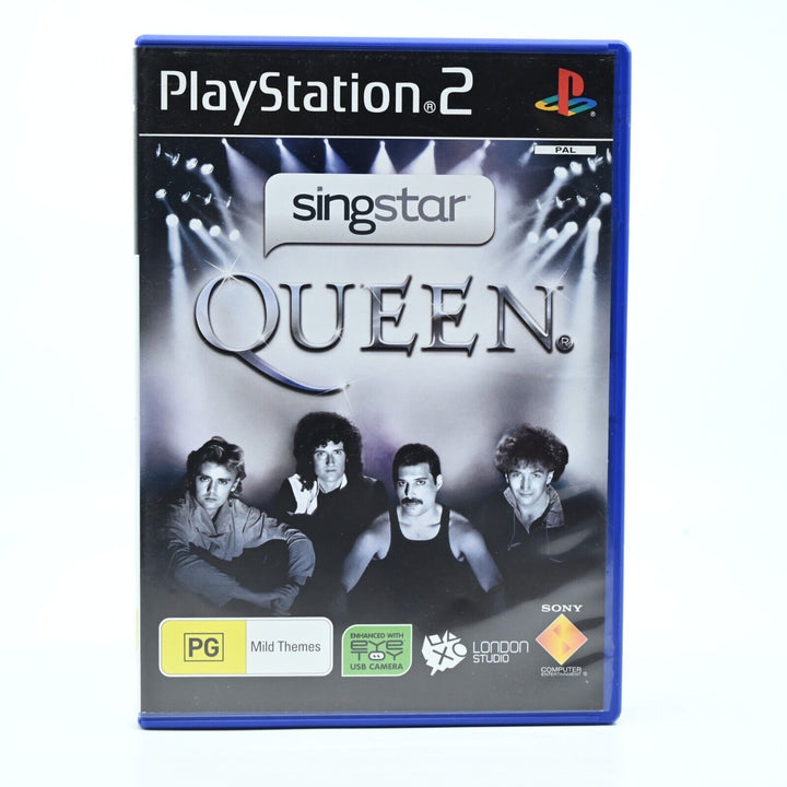 SingStar Queen - Sony Playstation 2 / PS2 Game + Manual - PAL - MINT DISC!