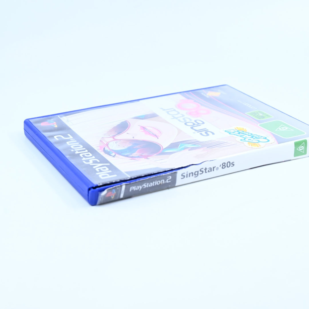 SingStar 80's - Sony Playstation 2 / PS2 Game + Manual - PAL - MINT DISC!