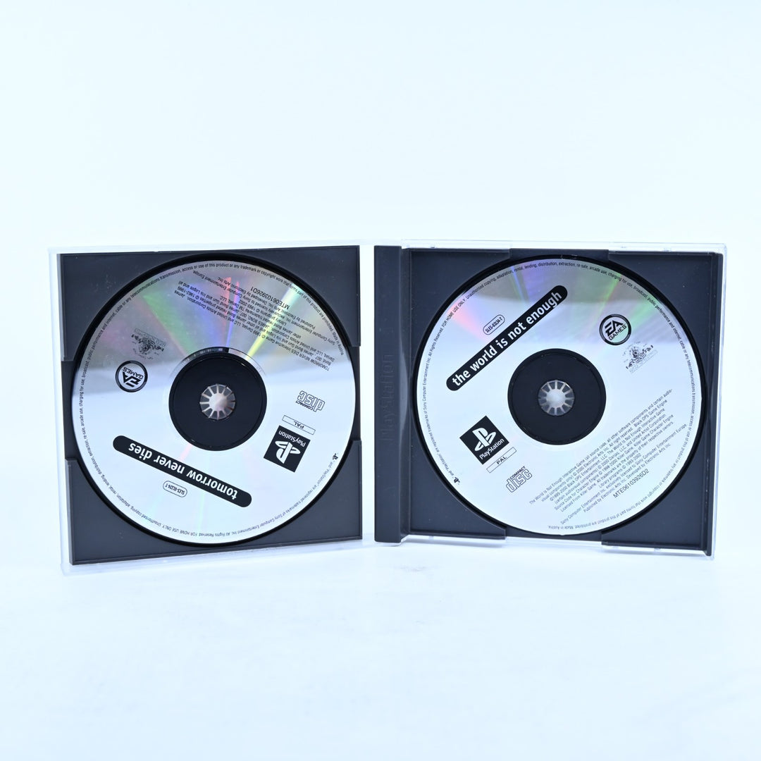 007 Tomorrow Never Dies / The World Is Not Enough - PS1 Game - No Manual
