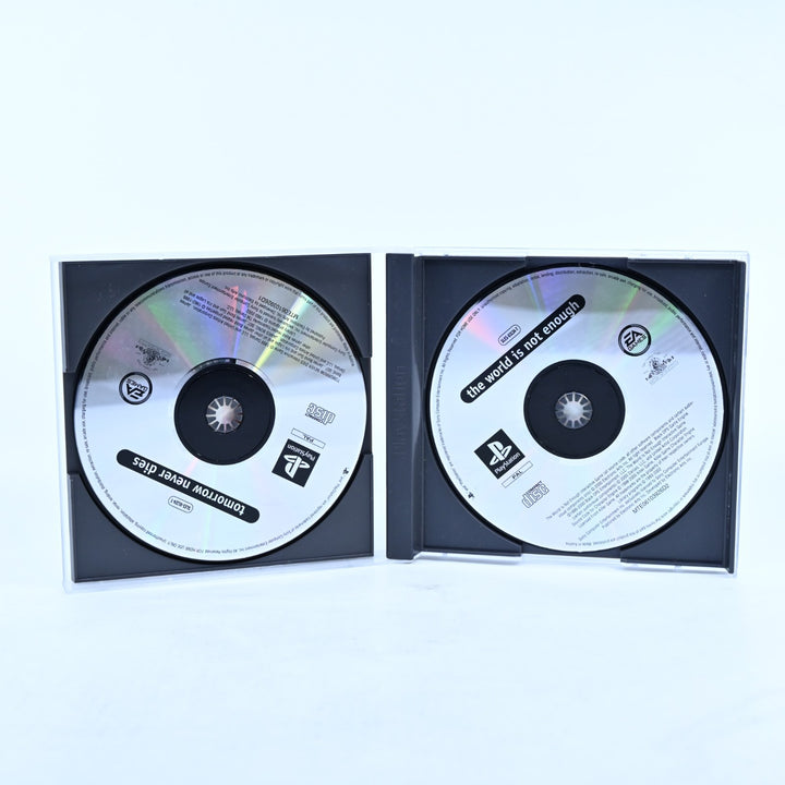 007 Tomorrow Never Dies / The World Is Not Enough - PS1 Game - No Manual
