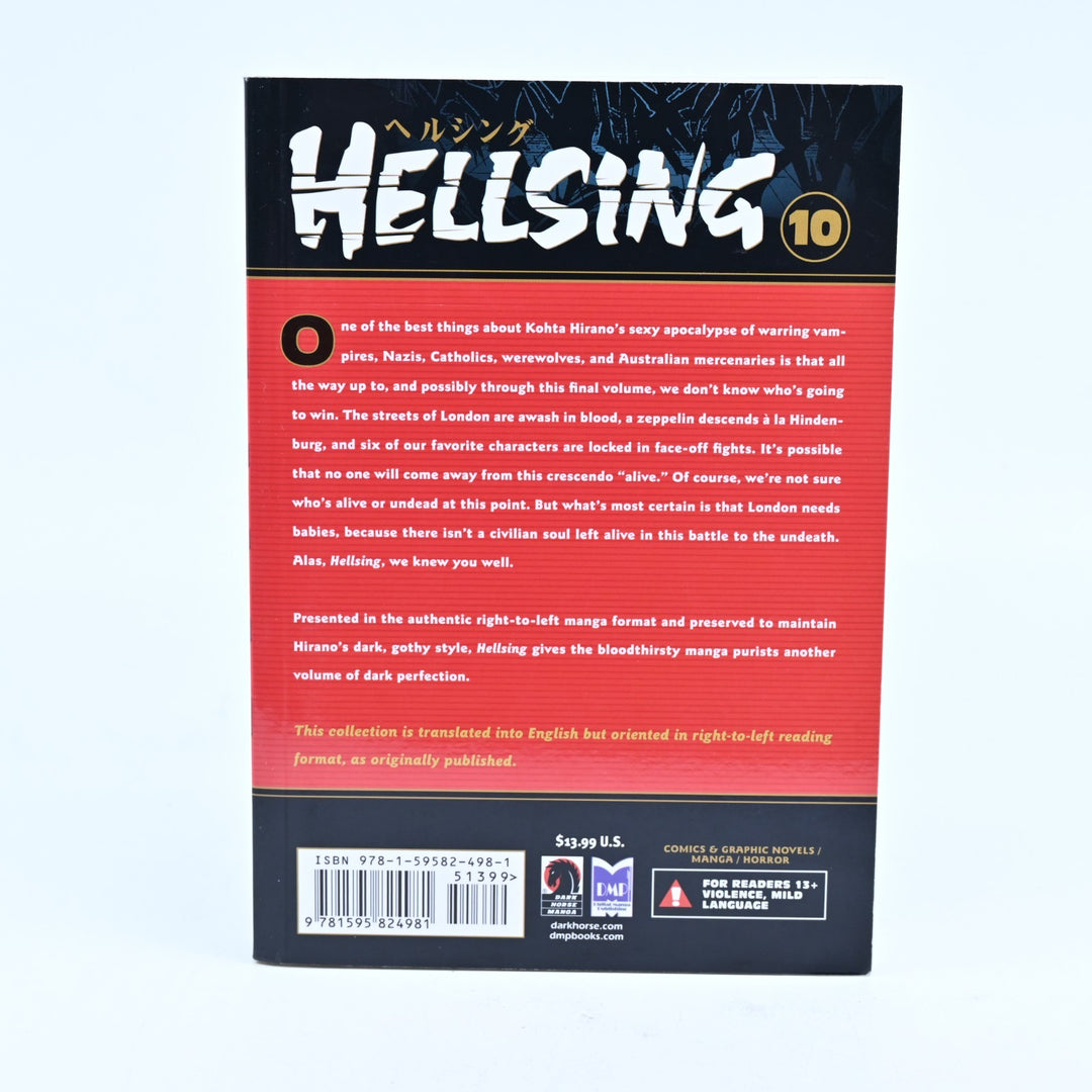 Hellsing Volumes 1-10 Lot - Dark Horse Manga - Manga