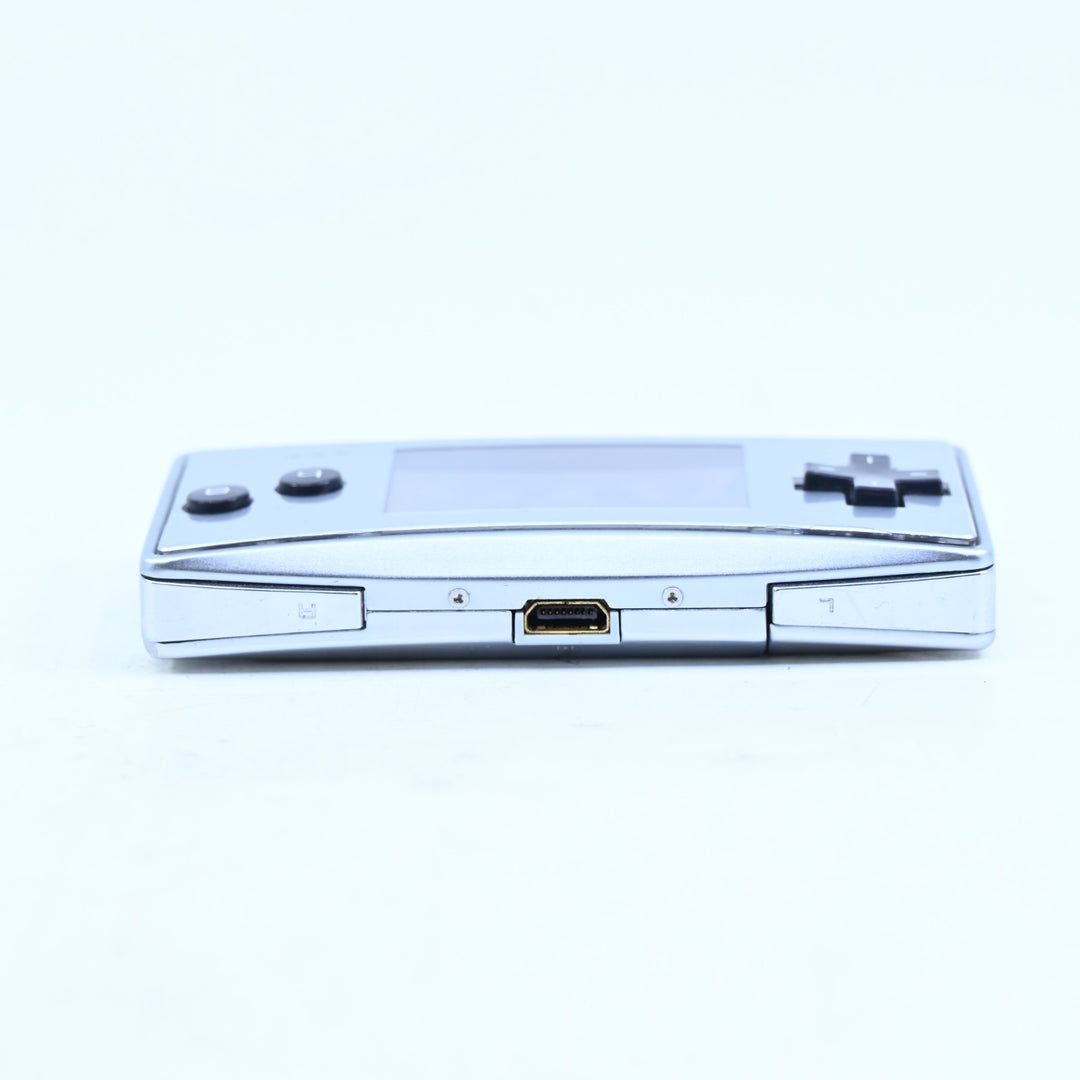 Silver - OXY-001 - Nintendo Gameboy Micro Console / GBA Console - PAL
