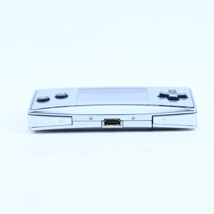 Silver - OXY-001 - Nintendo Gameboy Micro Console / GBA Console - PAL
