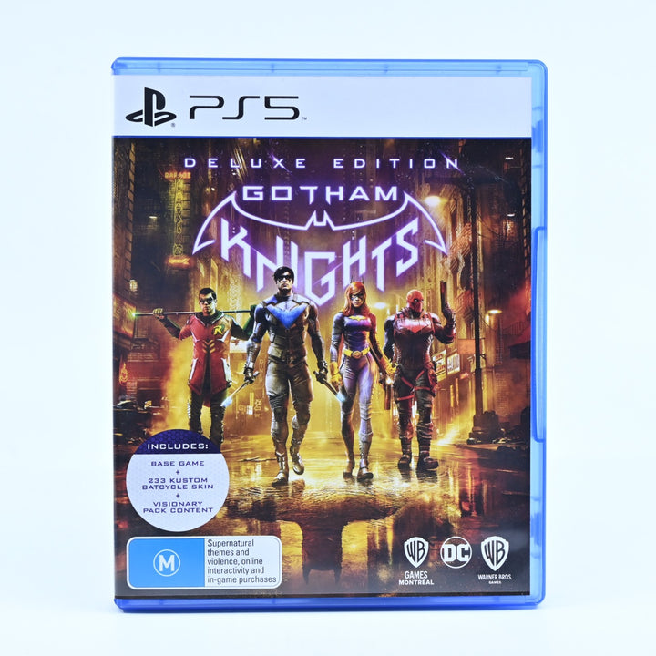 Gotham Knights - Deluxel Edition - Sony Playstation 5 / PS5 Game - MINT DISC!