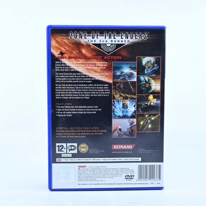 Zone of the Enders: The 2nd Runner - Sony Playstation 2 / PS2 Game + Manual