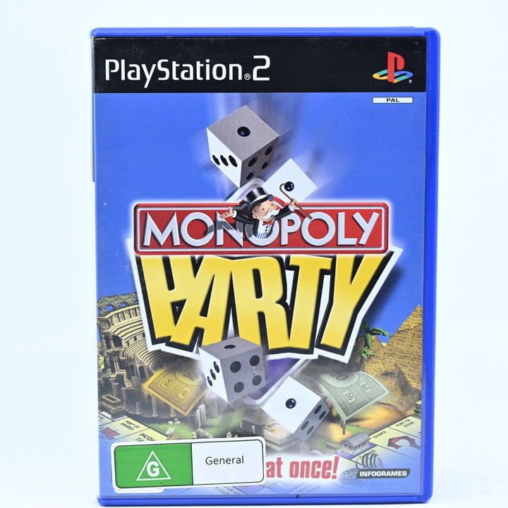 Monopoly Party - Sony Playstation 2 / PS2 Game - No Manual - PAL - FREE POST!