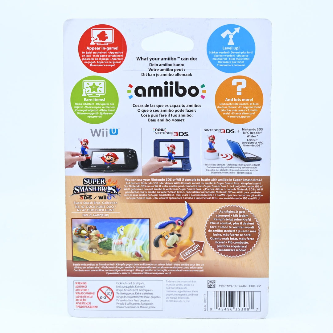 SEALED! Duck Hunt Duo Amiibo No. 47 - Super Smash Bros. - Toy - FREE POST!