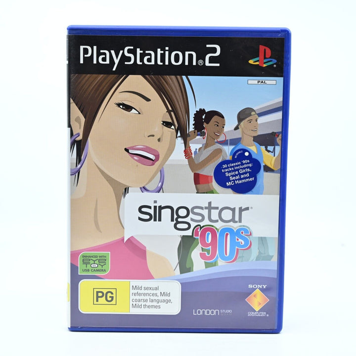 SingStar '90s - Sony Playstation 2 / PS2 Game + Manual - PAL - MINT DISC!