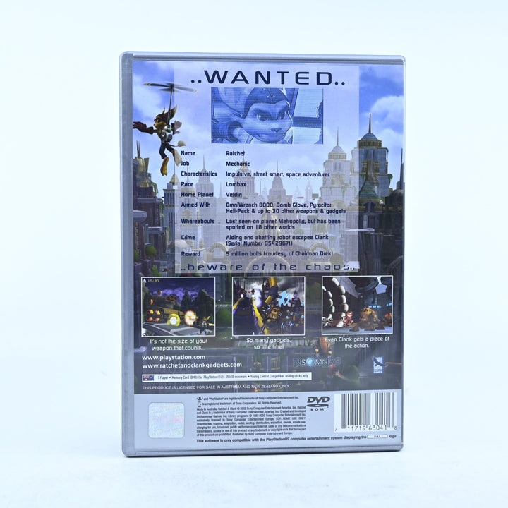 Ratchet & Clank - Sony Playstation 2 / PS2 Game + Manual - PAL - MINT DISC!