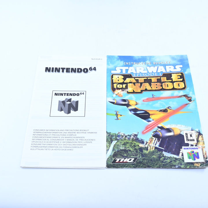 Star Wars Episode 1: Battle for Naboo - N64 / Nintendo 64 Boxed Game - PAL