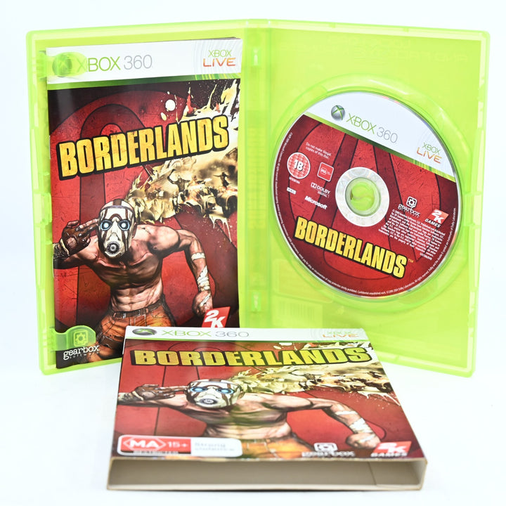 Borderlands - Xbox 360 Game + Manual - PAL - MINT DISC!