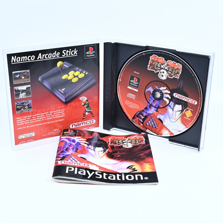 Tekken 3 - Sony Playstation 1 / PS1 Game + Manual - PAL - MINT DISC!