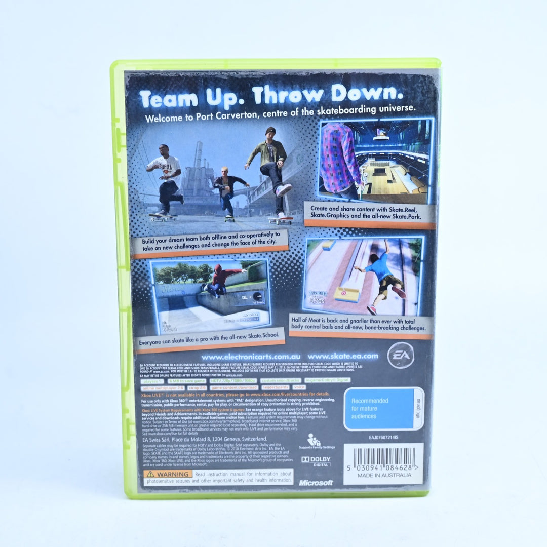 Skate 3 - Xbox 360 Game + Manual - PAL - MINT DISC!