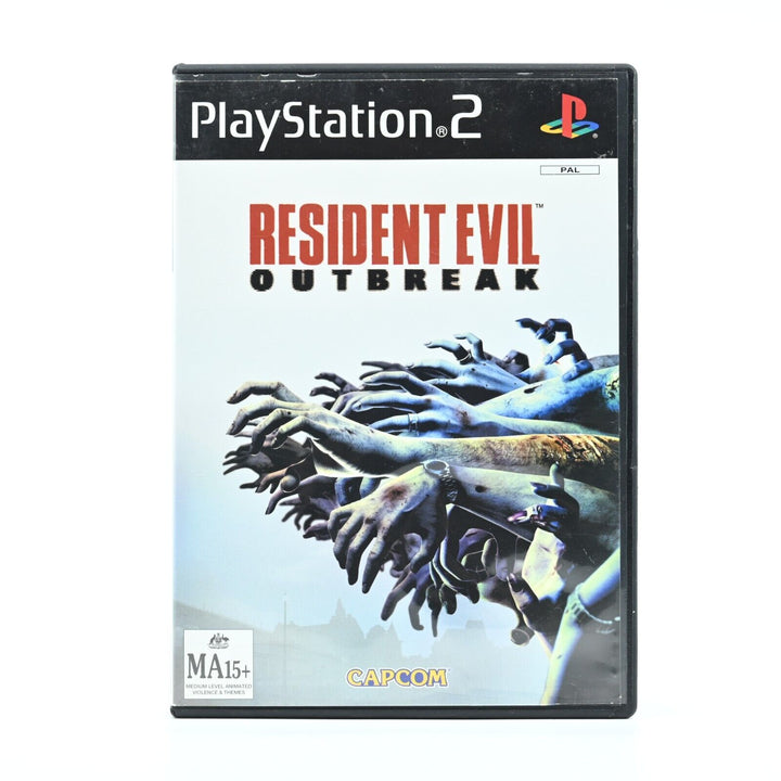 Resident Evil Outbreak - Sony Playstation 2 / PS2 Game - PAL - FREE POST!