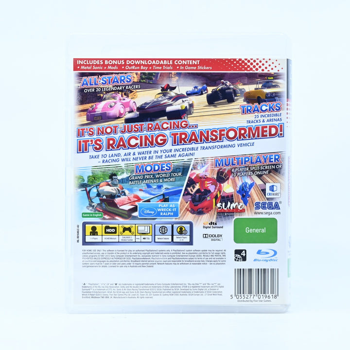 Sonic & All-Stars Racing Transformed Limited Edition - PS3 Game + Manual