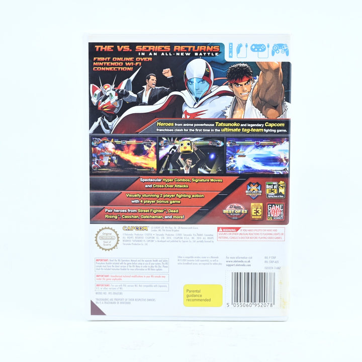 Tatsunoko Vs. Capcom - Nintendo Wii Game + Manual - PAL - MINT DISC!