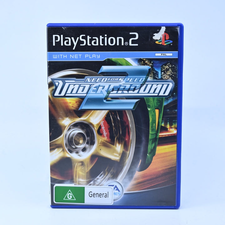 Need for Speed: Underground 2 - Sony Playstation 2 / PS2 Game + Manual - PAL