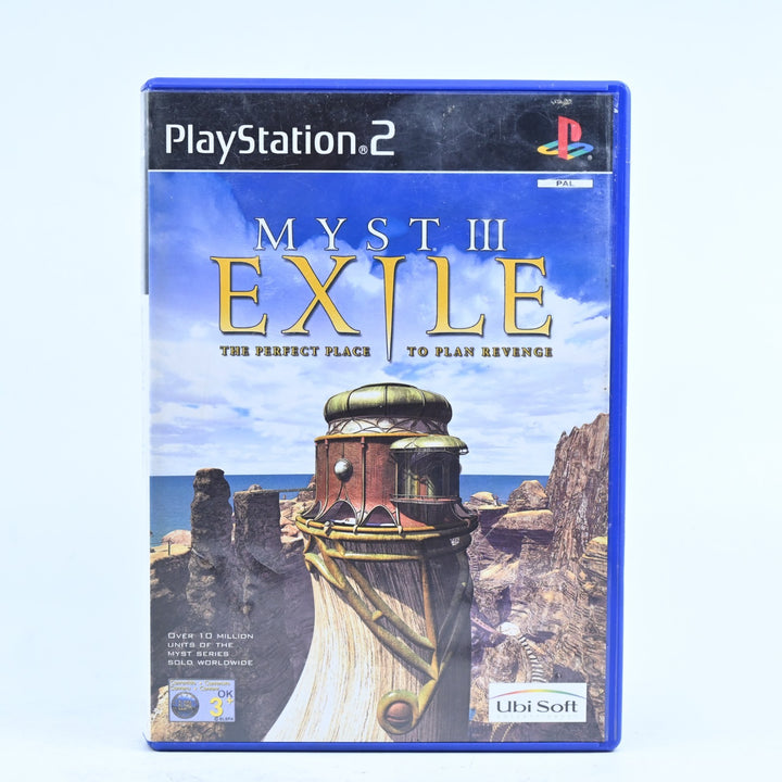 Myst III: Exile - Sony Playstation 2 / PS2 Game + Manual - PAL - MINT DISC!