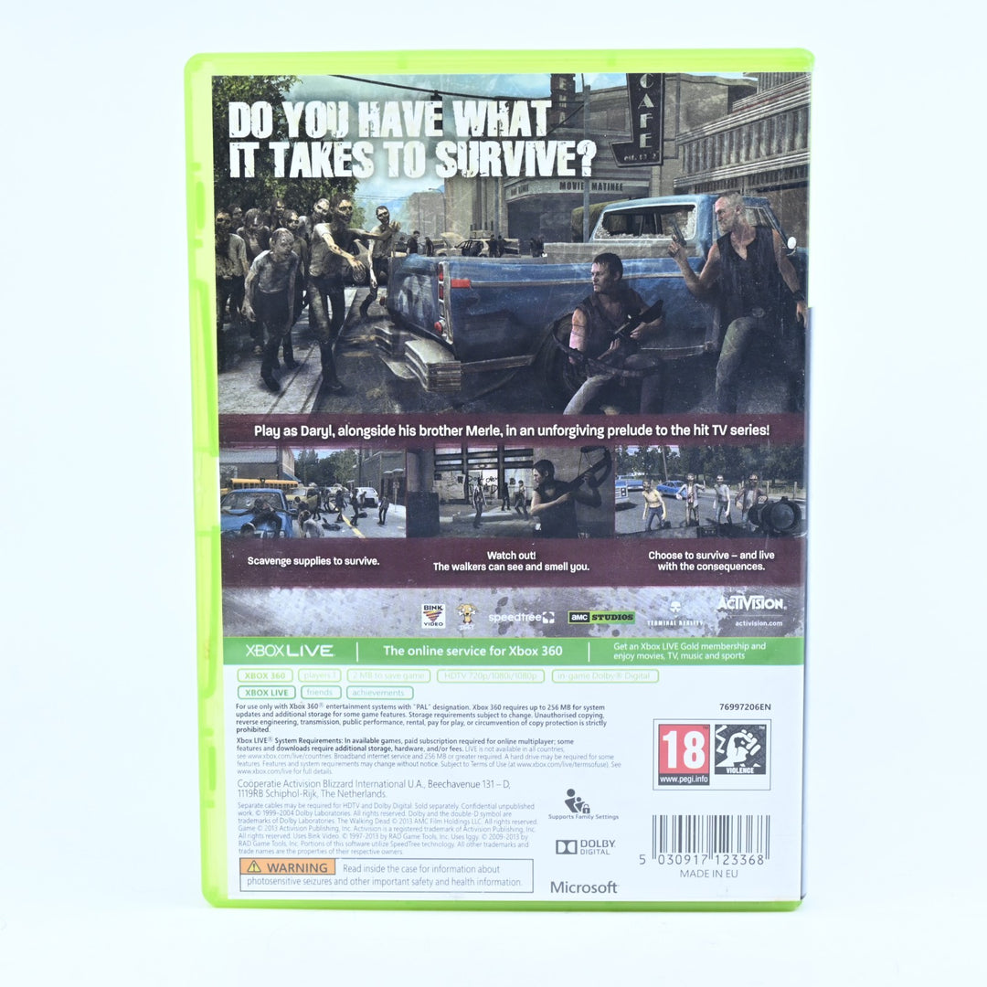The Walking Dead Survival Instinct - Xbox 360 Game - PAL - MINT DISC!