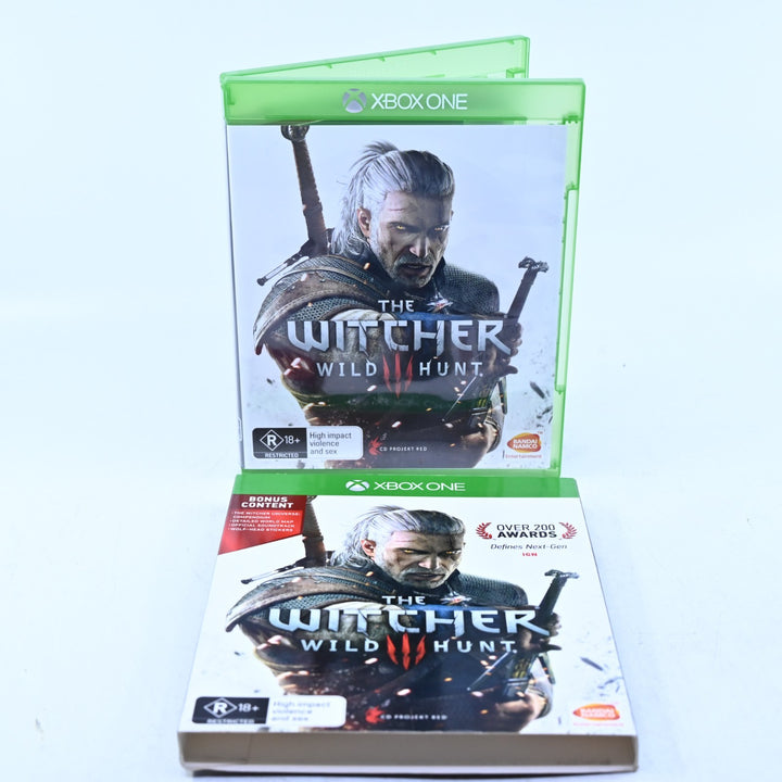 The Witcher III: Wild Hunt + Slip Cover - Xbox One Game - PAL - FREE POST!
