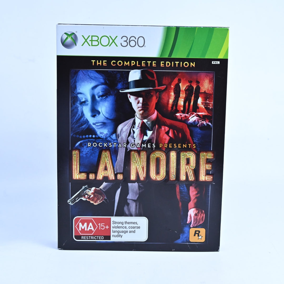 L.A. Noire - The Complete Edition - Xbox 360 Game + Manual - NEAR MINT DISC!