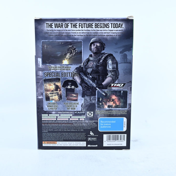 Frontlines Fuel of War Special Edition - Xbox 360 Game + Manual - NO T-SHIRT