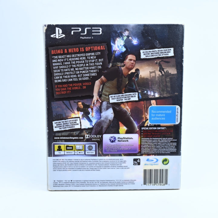 Infamous 2 - Special Edition (Lenticular Cover) -  PS3 Game + Manual