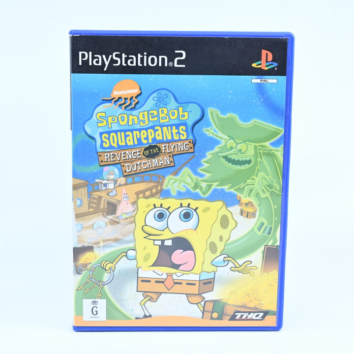 Spongebob Squarepants: Revenge of the Flying Dutchman - PS2 Game + Manual