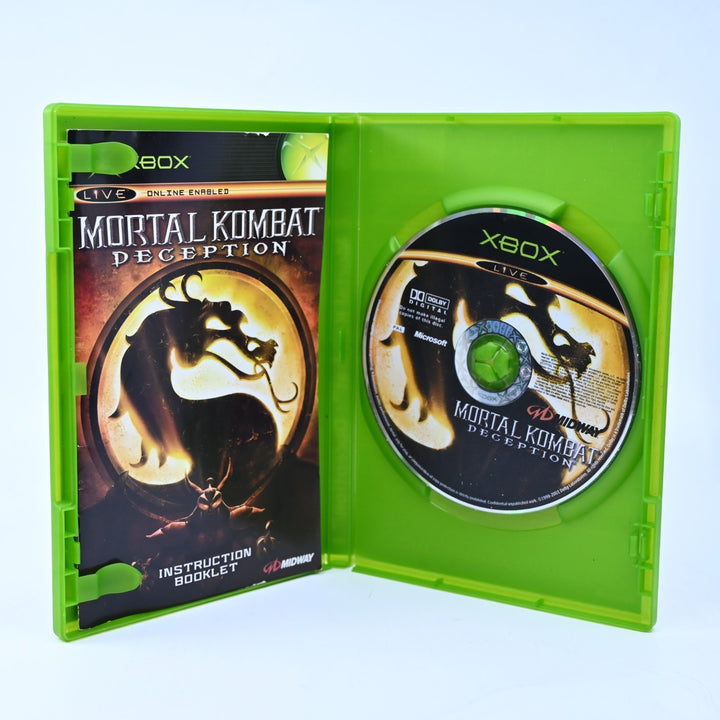 Mortal Kombat Deception - Original Xbox Game + Manual - PAL - MINT DISC!