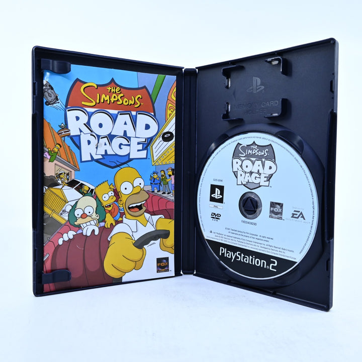 The Simpsons Road Rage - Sony Playstation 2 / PS2 Game + Manual - PAL