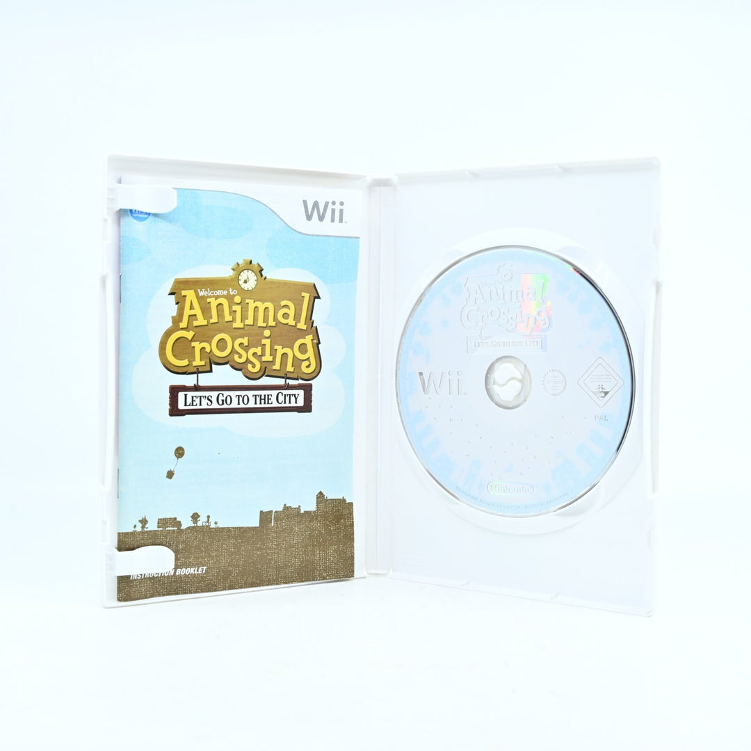 Animal Crossing: Let's Go to the City - Nintendo Wii Game + Manual - PAL