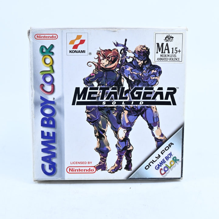 Metal Gear Solid - Nintendo Gameboy Color Boxed Game - PAL - FREE POST!