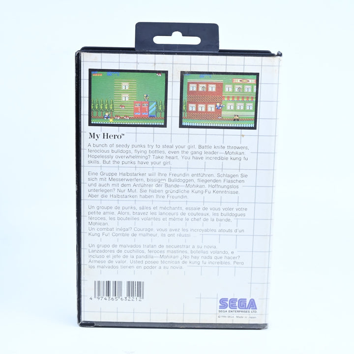 My Hero - Sega Master System Game - No Manual - PAL - FREE POST!