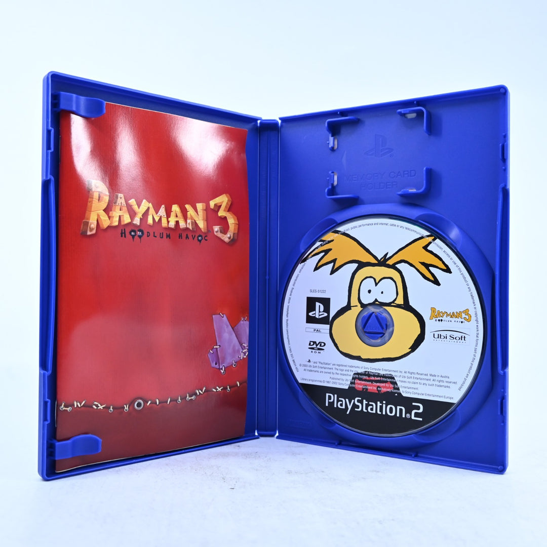 Rayman 3: Hoodlum Havoc - Lenticular Cover - PS2 Game + Manual - PAL