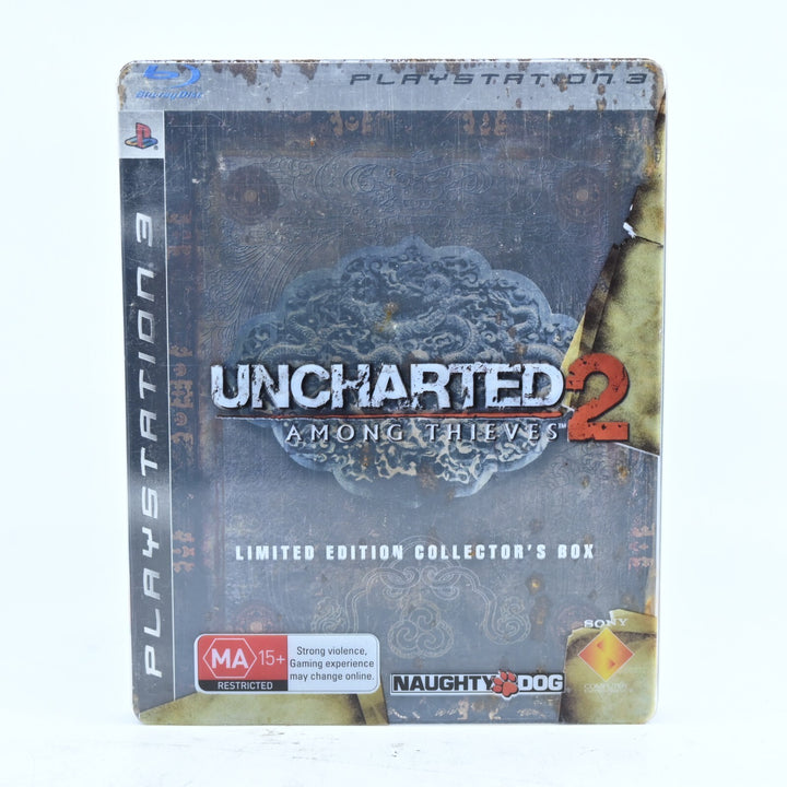Uncharted 2: Among Thieves - Limited Collectors Box - PS3 Game + Manual