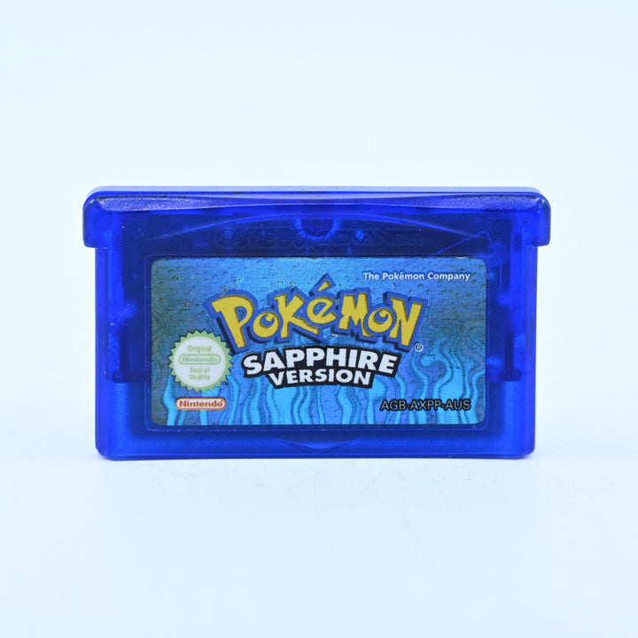 Pokemon Sapphire Version - GBA Game - PAL - NEW BATTERY!