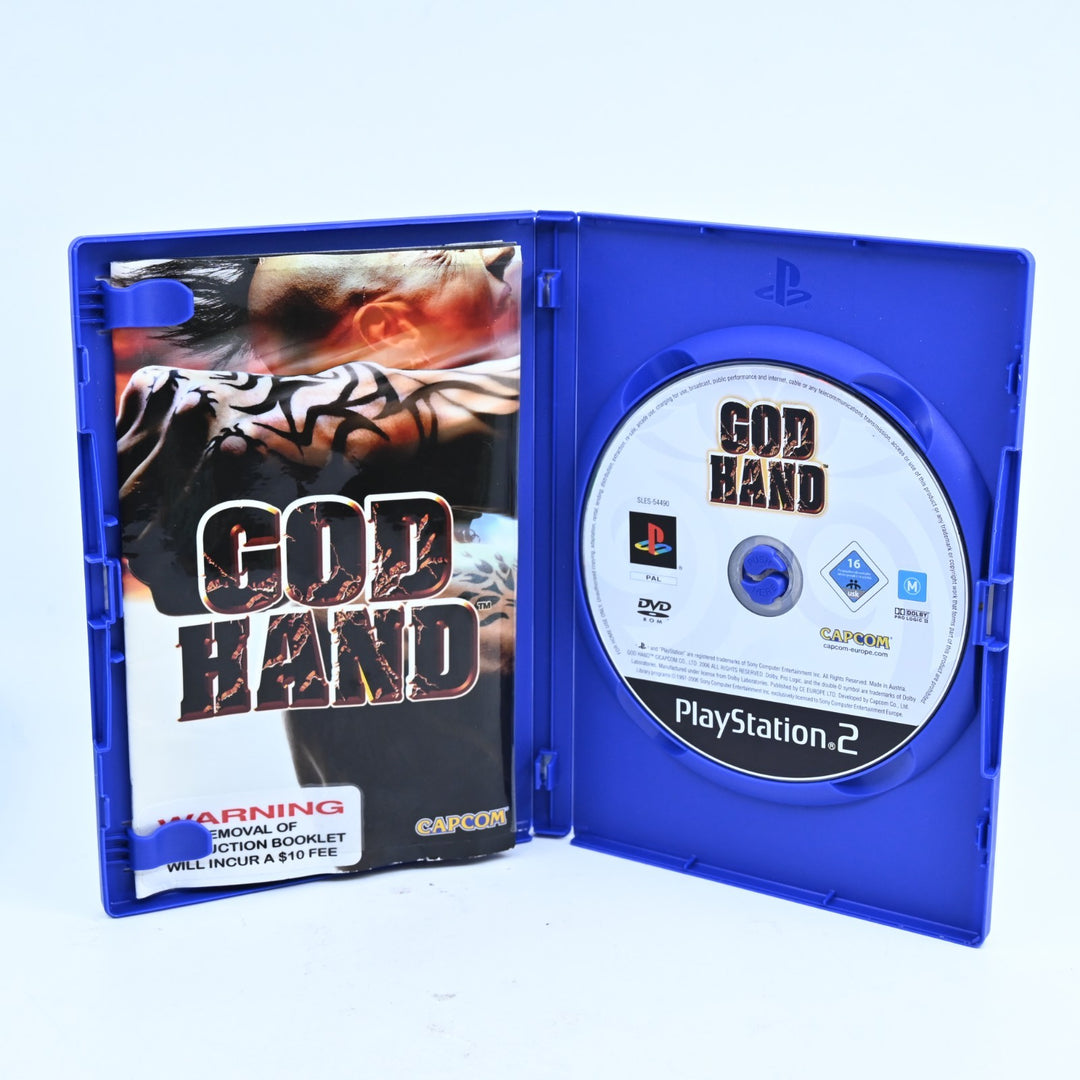 God Hand - Sony Playstation 2 / PS2 Game + Manual - PAL - MINT DISC!