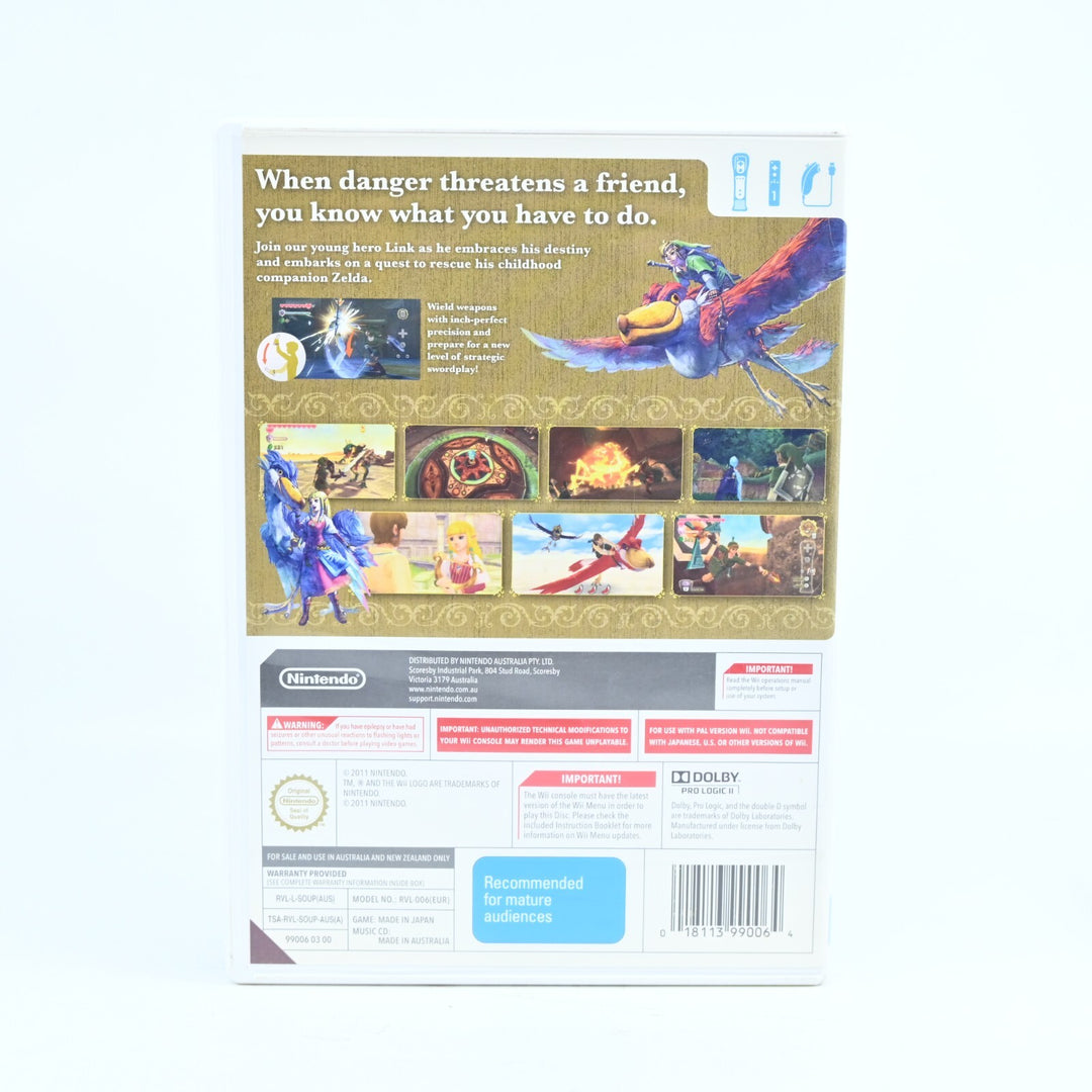 The Legend of Zelda: Skyward Sword - Nintendo Wii Game + Manual - No CD - PAL