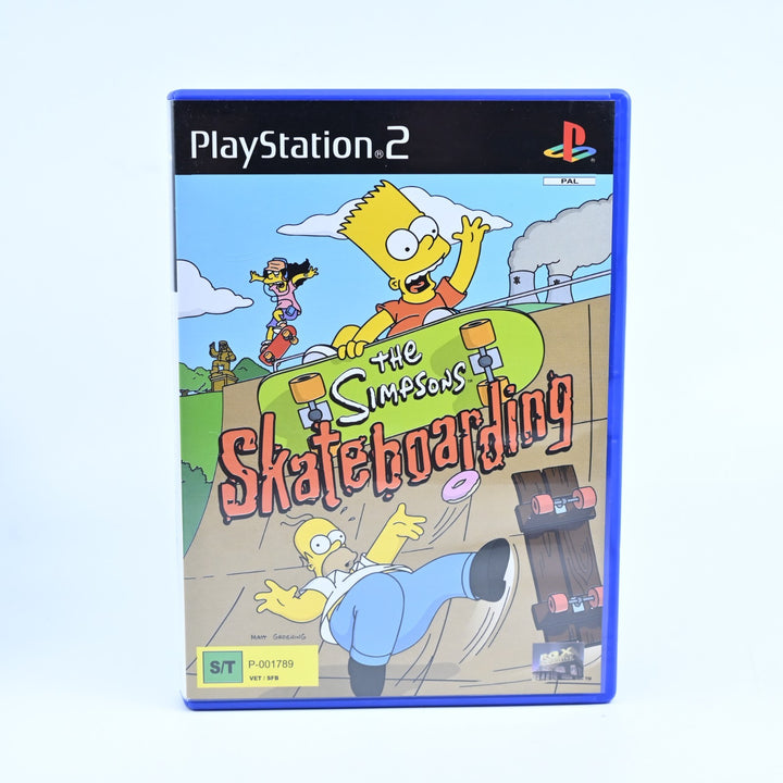 The Simpsons: Skateboarding - Sony Playstation 2 / PS2 Game + Manual - PAL