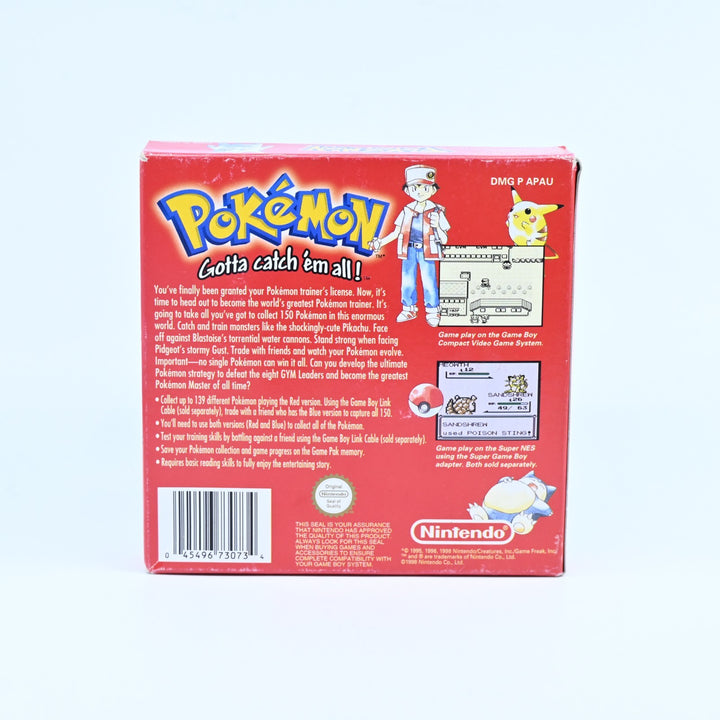 Pokemon Red Version - Nintendo Gameboy Boxed Game - PAL - NEW SAVE BATTERY!