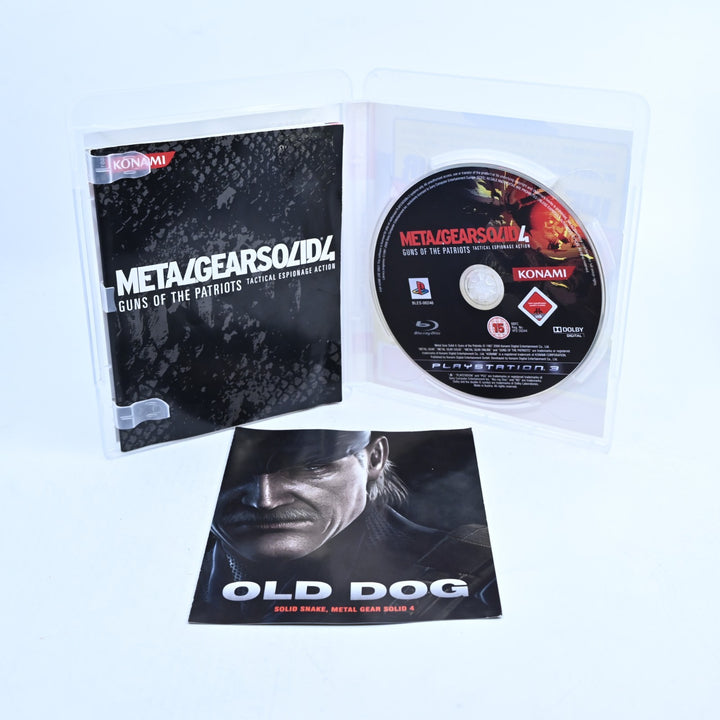 Metal Gear Solid 4: Guns of the Patriots - PS3 Game - Disc Only + Manual