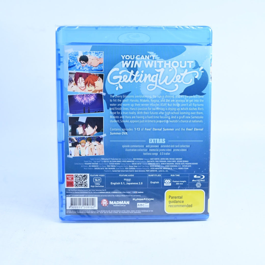 SEALED! Free: Eternal Summer - Complete Series - Region B - Anime Blu-ray