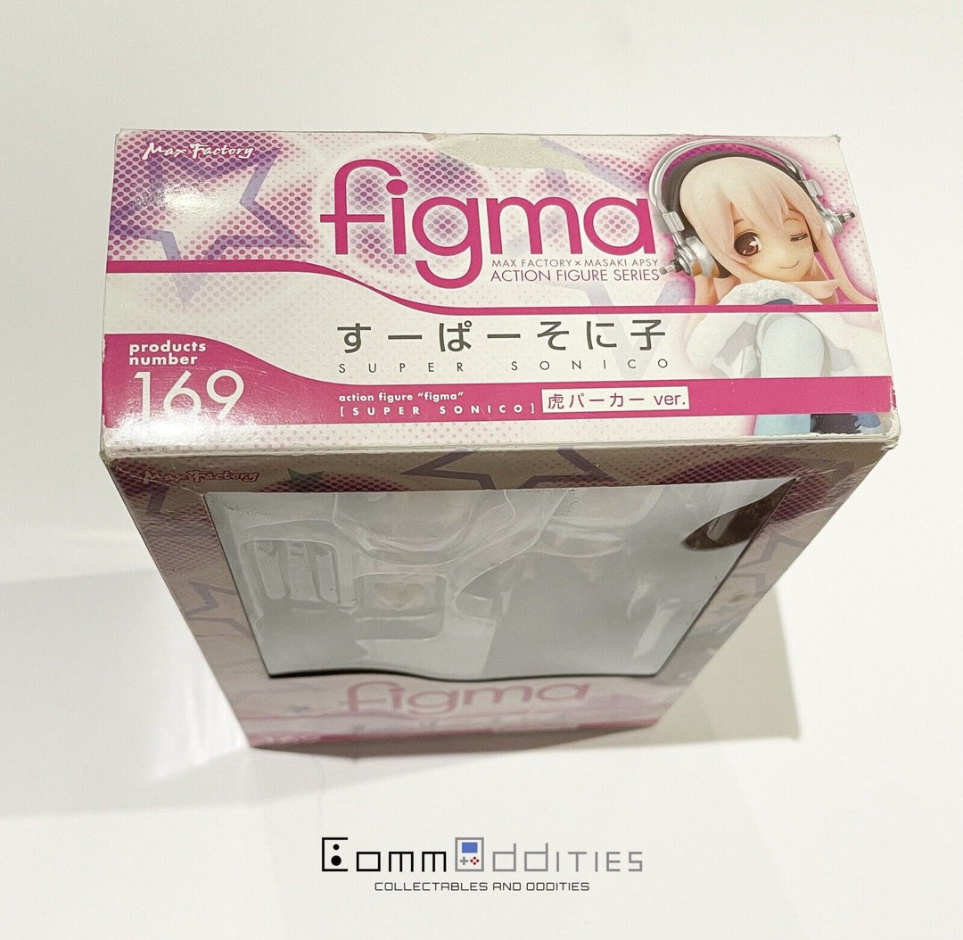 Figma Super Sonico Tiger Hoodie ver Anime Figure 169 Max Factory Japan Import