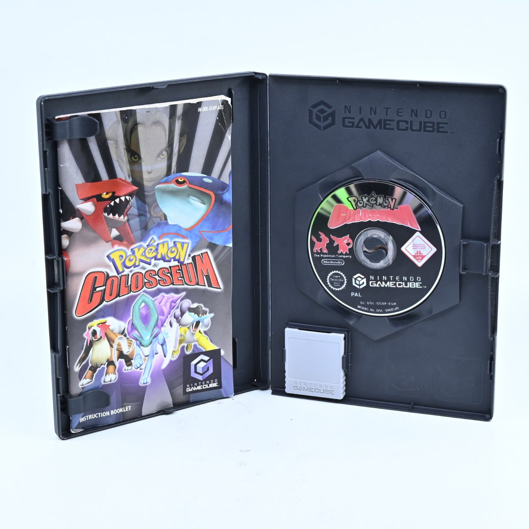 Pokemon Colosseum - Nintendo Gamecube Game + Manual - PAL + Memory Card!
