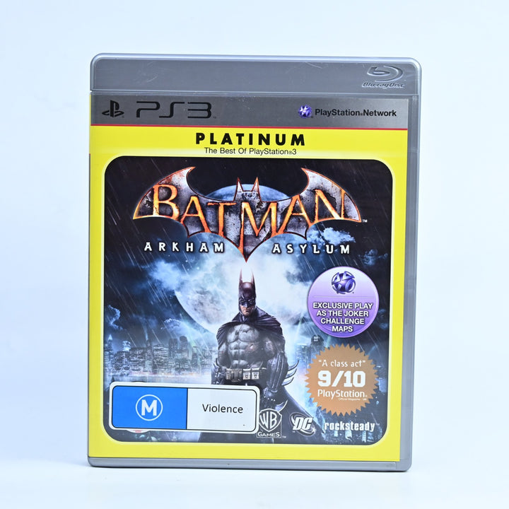 Batman: Arkham Asylum - Sony Playstation 3 / PS3 Game + Manual - MINT DISC!