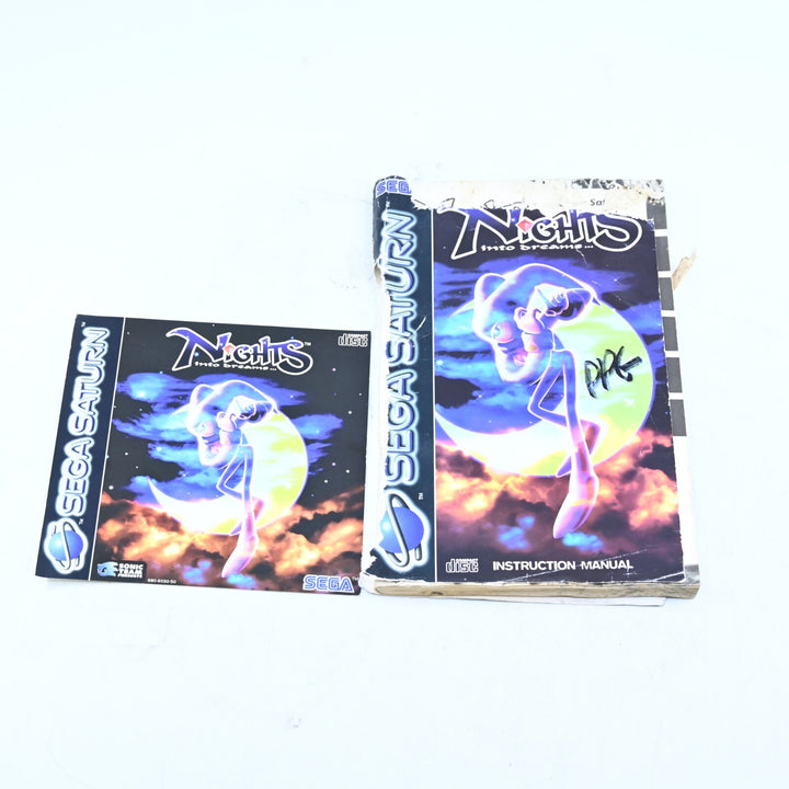 Nights into Dreams - Manual + Insert - Sega Saturn Accessory - PAL - FREE POST!