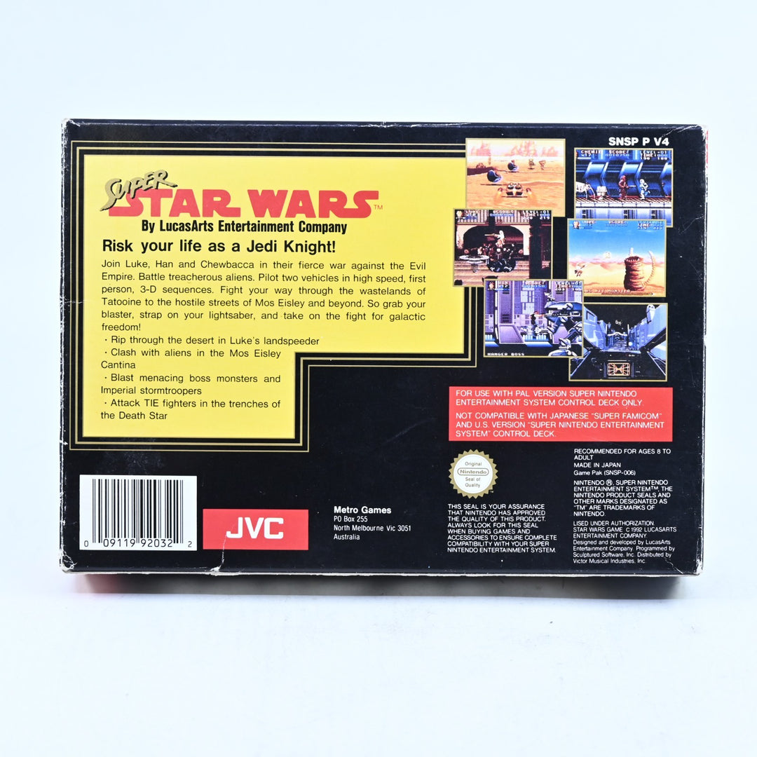 Super Star Wars - Super Nintendo / SNES Boxed Console - PAL - FREE POST!
